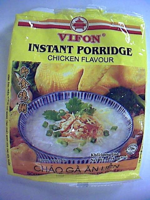 Vifon Instant Porridge Chicken Flavor wrapper